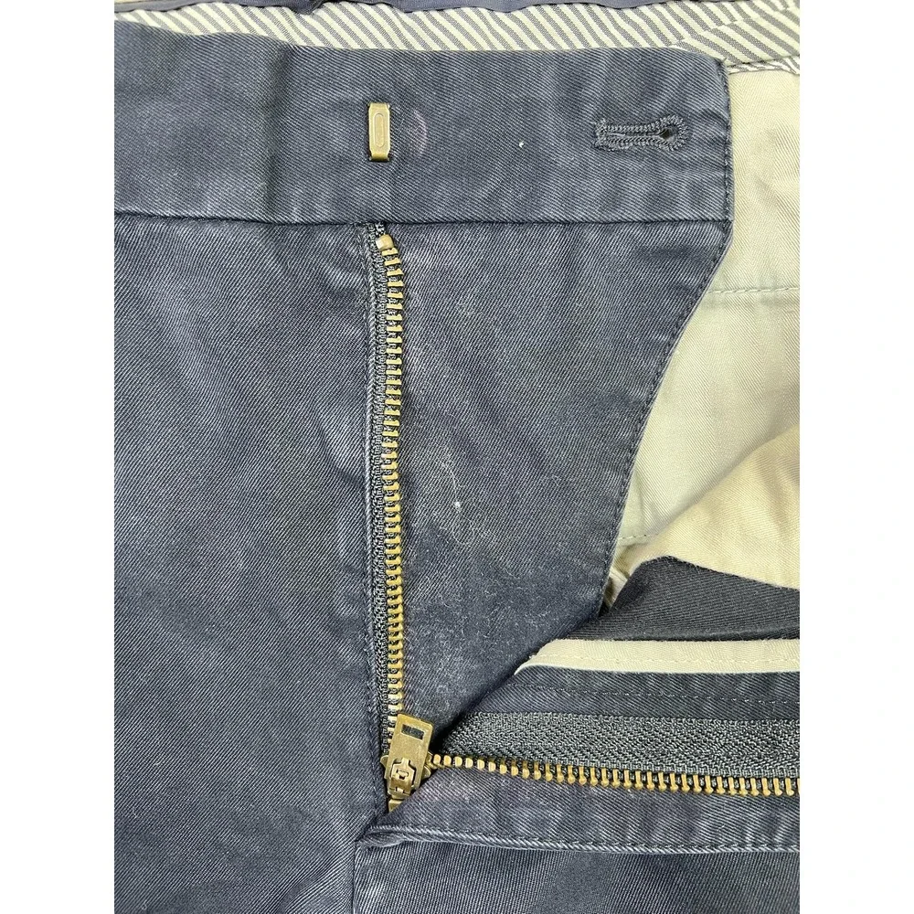 Banana Republic Aiden Chino Pants Mens 31x32 Blue Straight Leg Cotton Casual